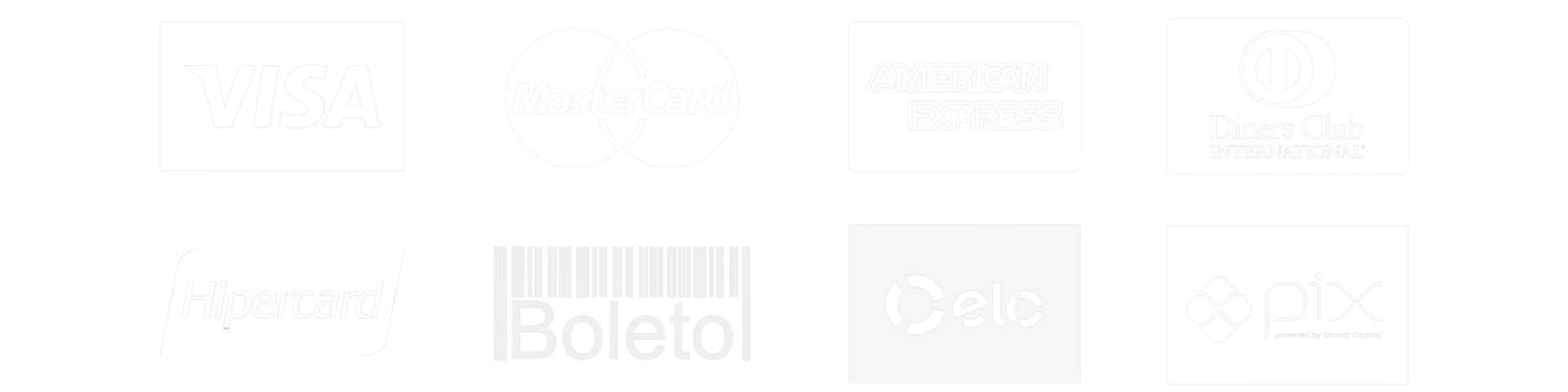 Meios de Pagamento Aceitos